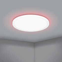 Plafonnier LED connecté Rovito blanc RGB 1700 lm 14