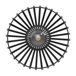 Plafonnier Mogano 3 noir Ø 28 cm E27 40 W EGLO