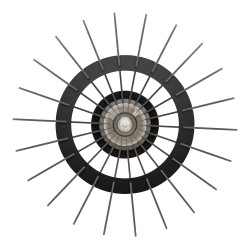 Plafonnier Cossano 3 noir Ø 38 cm E27 40 W EGLO