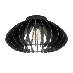 Plafonnier Cossano 3 noir Ø 45 cm E27 40 W EGLO