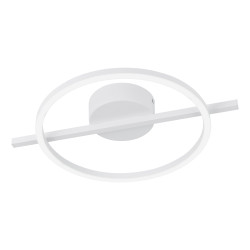 Plafonnier LED Amandolo rond blanc dimmable 1900 lm 17 W EGLO