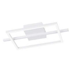 Plafonnier LED Amandolo rectangulaire blanc RGB 1900 lm 17 W EGLO