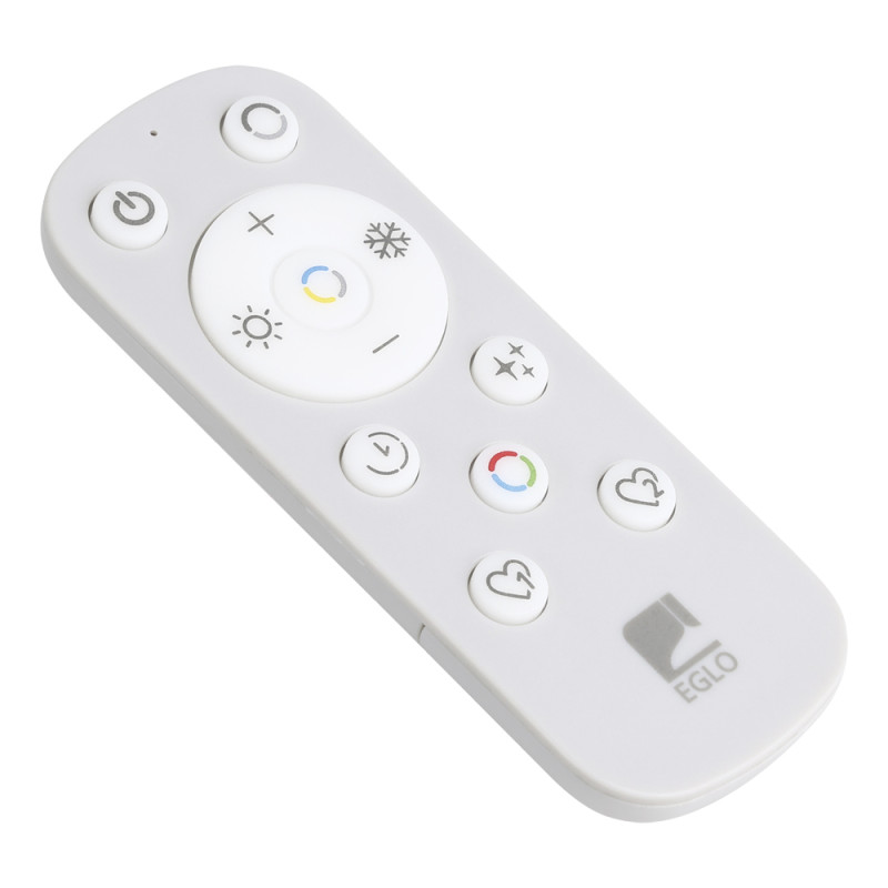 Plafonnier LED Amandolo rectangulaire blanc RGB 1900 lm 17 W EGLO