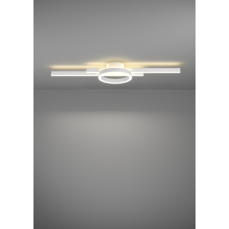 Plafonnier LED Amandolo blanc RGB 2850 lm 23