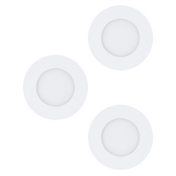Spot encastrable LED Fueva 1 blanc blanc chaud IP44 350 lm 2