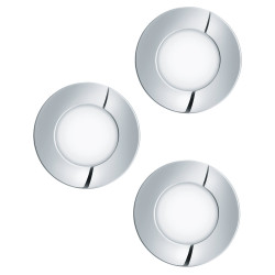Spot encastrable LED Fueva 1 chrome blanc blanc chaud IP44 350 lm 2