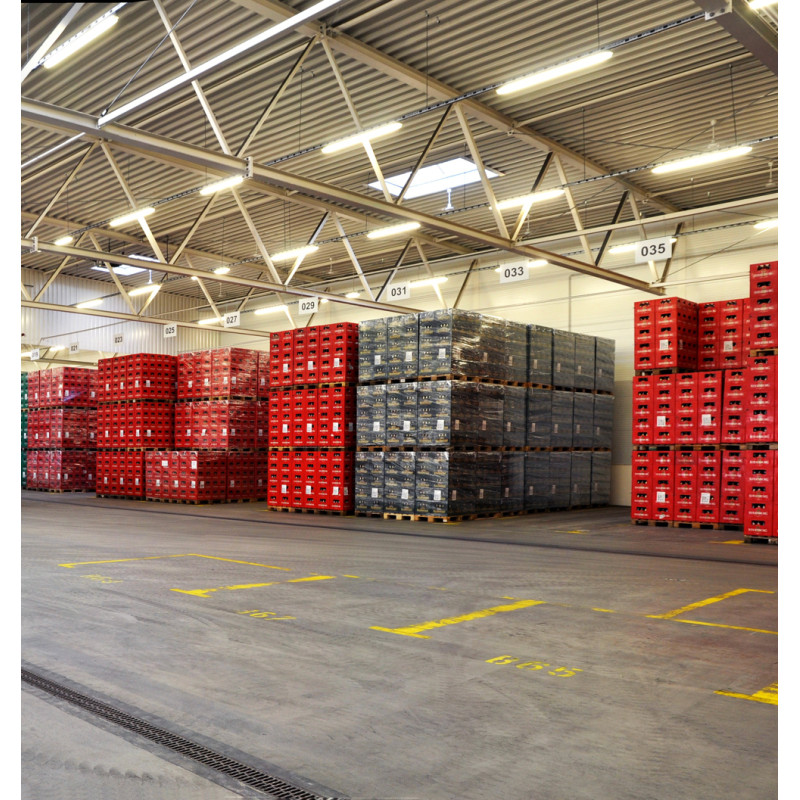 Armature LED Basic T8 blanc neutre 5200 lm 2 x 23 W 156 cm EGLO