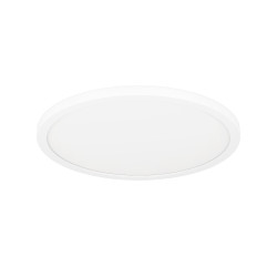Plafonnier LED Minerario blanc Ø 30 cm blanc chaud 2500 lm 16