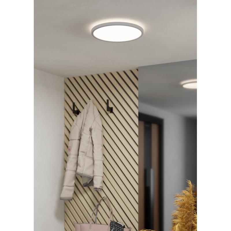 Plafonnier LED Minerario blanc Ø 30 cm blanc chaud 2500 lm 16