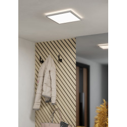 Plafonnier LED Minerario blanc 29 x 29 cm blanc chaud 2540 lm 16