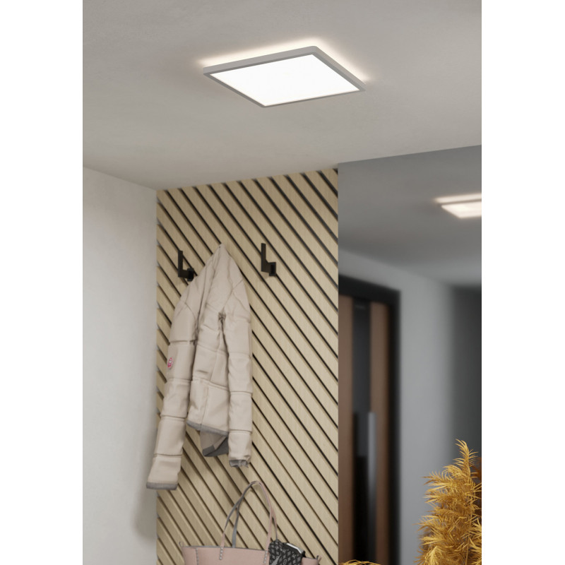 Plafonnier LED Minerario blanc 29 x 29 cm blanc chaud 2540 lm 16