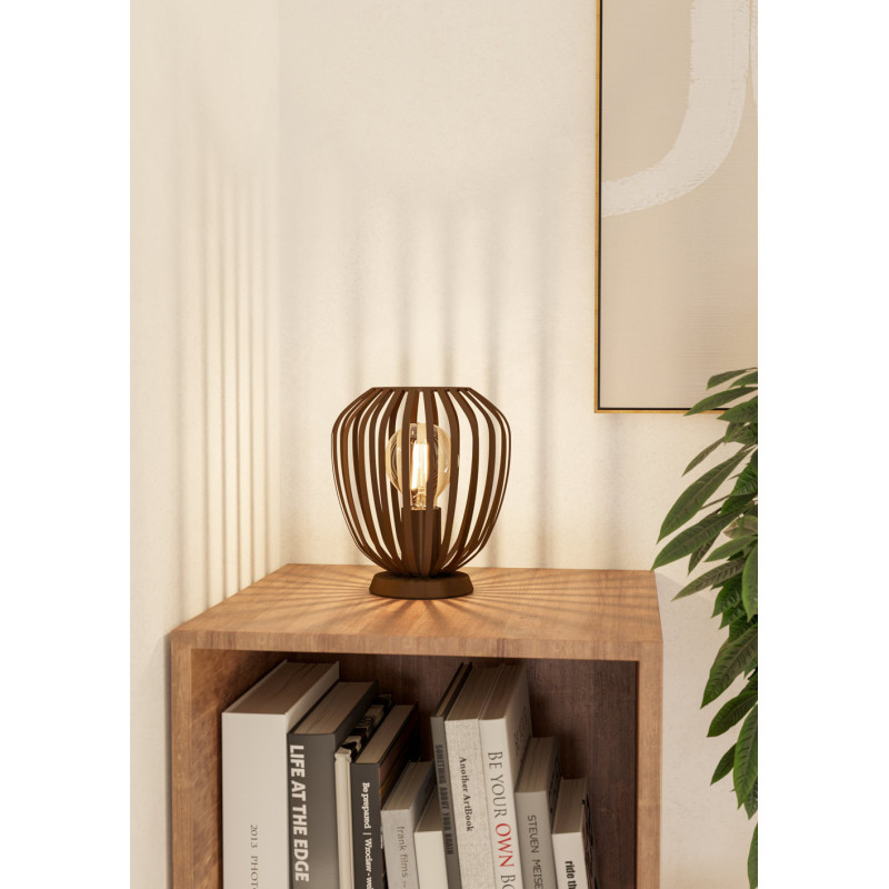 Lampe de table Espinal bronze E27 40 W EGLO