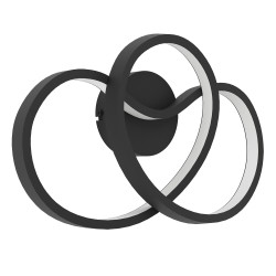 Applique LED Gianella noire 14