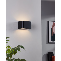 Applique LED Sania 4 noire 6 W EGLO