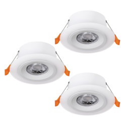 Spot encastrable LED Calonge blanc blanc chaud IP20 620 lm 4