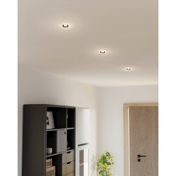 Spot encastrable LED Calonge noir et blanc blanc chaud IP20 620 lm 4