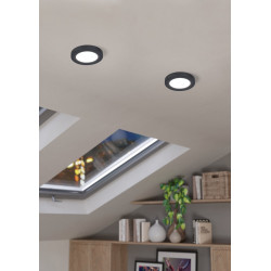 Spot encastrable LED Fueva Flex noir blanc neutre IP20 700 lm 5