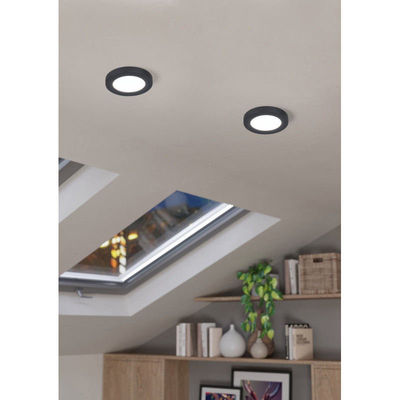 Spot encastrable LED Fueva Flex noir blanc neutre IP20 700 lm 5