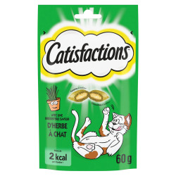 Friandise pour chat saveur herbe à chat 0