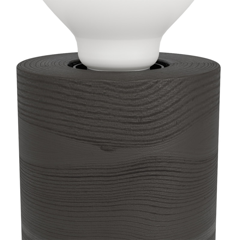 Lampe de table Turialdo 1 noire E27 28 W EGLO