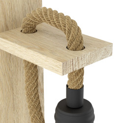 Applique Rampside bois E27 28 W EGLO