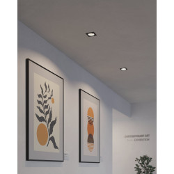 Spot encastrable LED Carosso carré noir connecté RGB IP20 345 lm 4