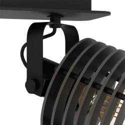 Spot Segovia noir E27 2 x 40 W EGLO