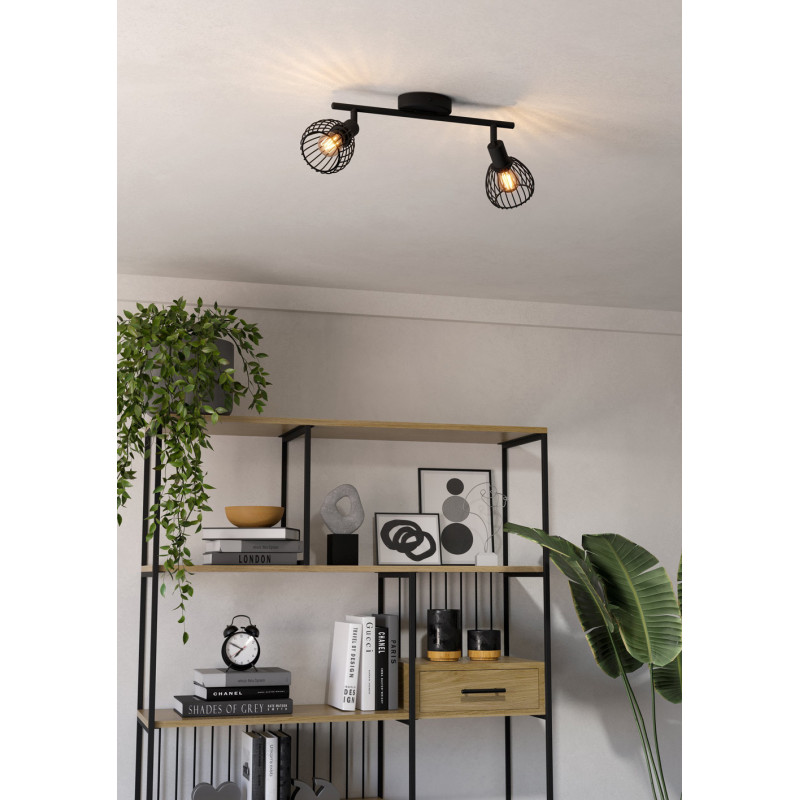 Spot Sonnino noir 2 x E14 40 W EGLO