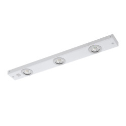 Armature LED Kob blanche blanc chaud 840 lm 3 x 2
