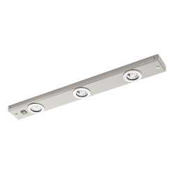 Armature LED Kob nickel blanc chaud 840 lm 3 x 2