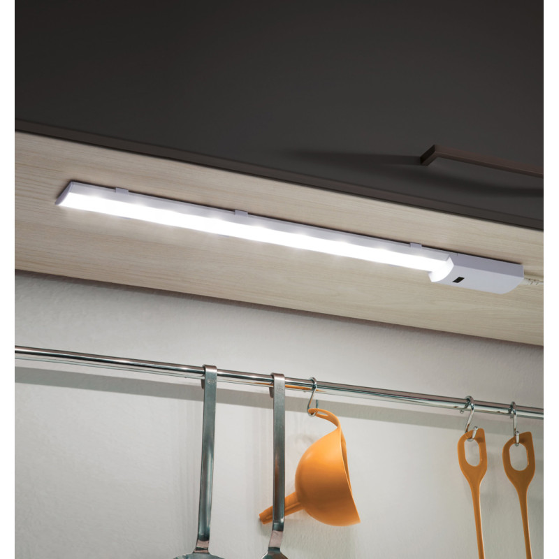 Amature LED Teya blanc neutre avec détecteur de mouvement 950 lm 10 W 60 cm EGLO