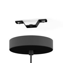 Suspension Venezuela noire et or Ø 40 cm E27 40 W EGLO