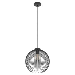 Suspension Venezuela noire Ø 40 cm E27 40 W EGLO