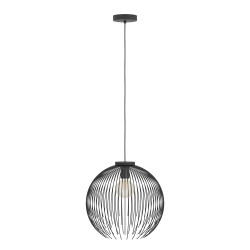Suspension Venezuela noire Ø 40 cm E27 40 W EGLO