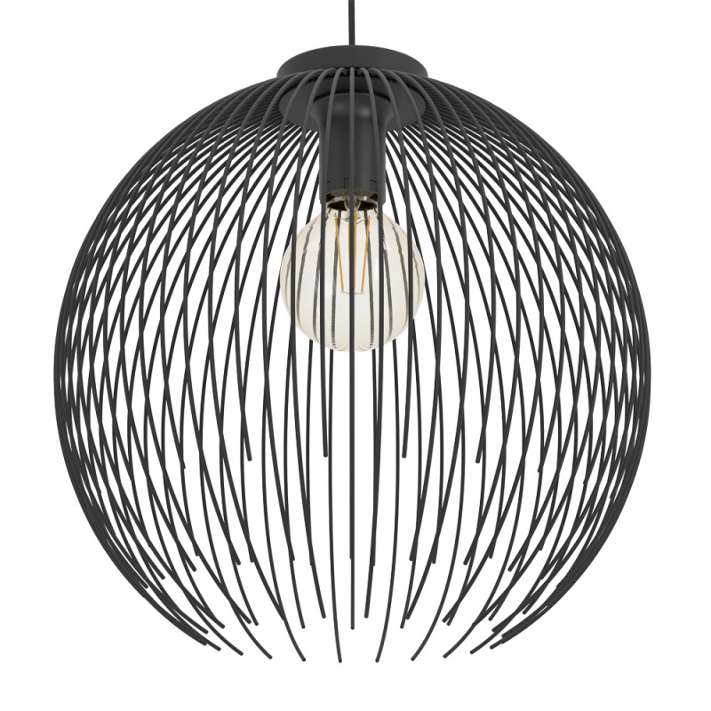 Suspension Venezuela noire Ø 40 cm E27 40 W EGLO