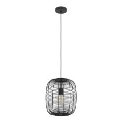 Suspension Rinroe noire E27 40 W EGLO