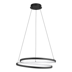 Suspension LED Ruotale noire Ø 55 cm 36 W EGLO