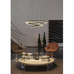 Suspension LED Lobinero-Z Noire - Maison Intelligente | EGLO