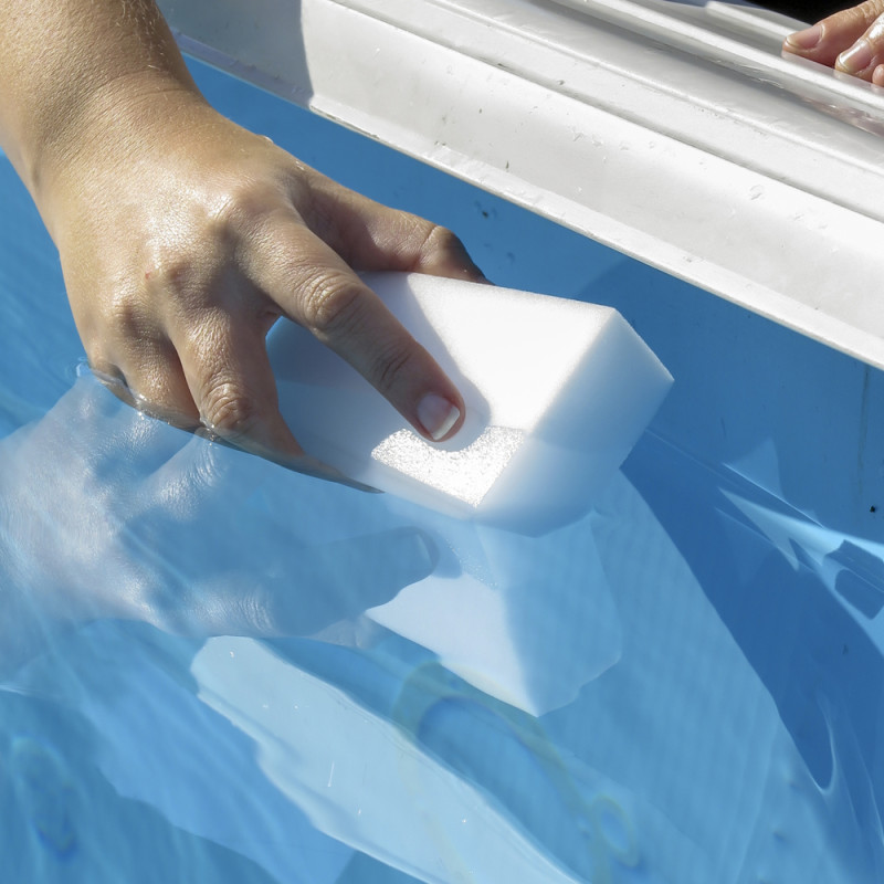 Eponge magique nettoyante ligne d'eau pour piscine 4 pièces GRE