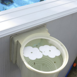 Eponge absorbante résidus gras pour skimmer de piscine 6 pièces GRE