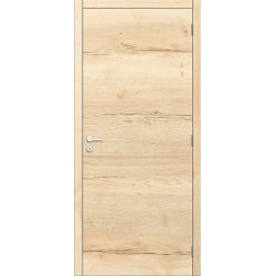 Bloc-porte fini Realwood Oak Horizontal chêne naturel 83 x 201