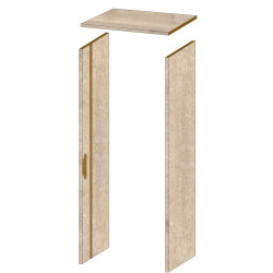 Ebrasement de porte Mont Blanc beige sable 40 cm THYS