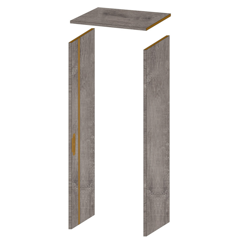 Ebrasement de porte Mont Ventoux gris brun 40 cm THYS