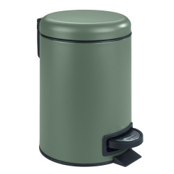 Poubelle Leman 3L Vert Foncé WENKO - Pédale Pratique | WENKO