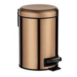 Poubelle Leman Inox Cuivre 3L Wenko - Design & Pratique | WENKO