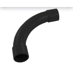 Coude noir Ø 16 mm 6 pièces REDDY