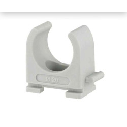 Attache à pression grise Ø 25 mm 10 pièces REDDY