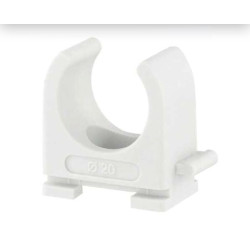 Attache à pression blanche Ø 16 mm 10 pièces REDDY