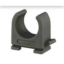 Attache à pression noire Ø 20 mm 10 pièces REDDY