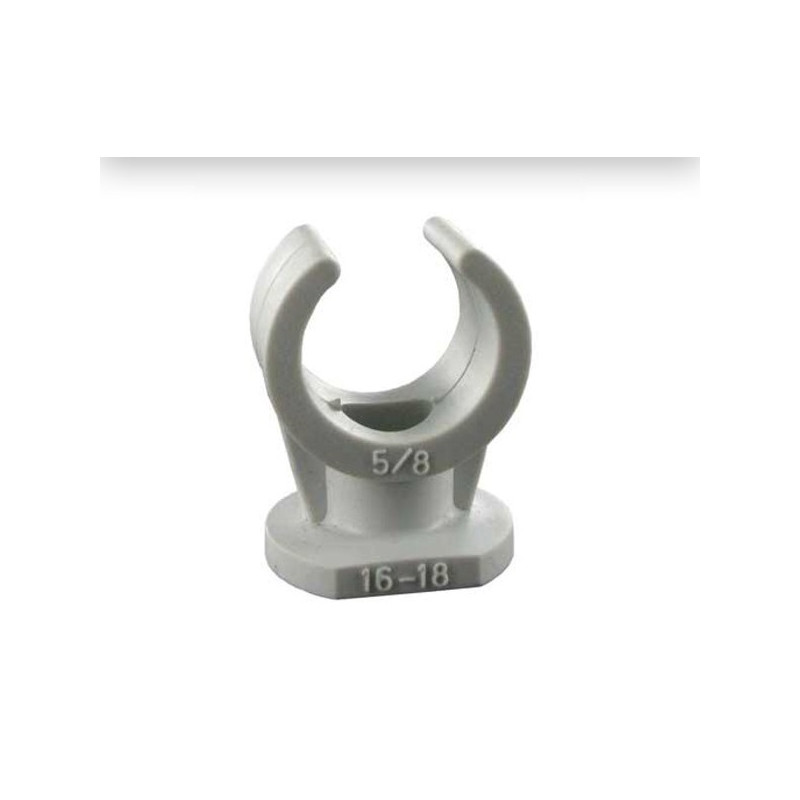 Attache trappe grise Ø 25 mm 20 pièces REDDY